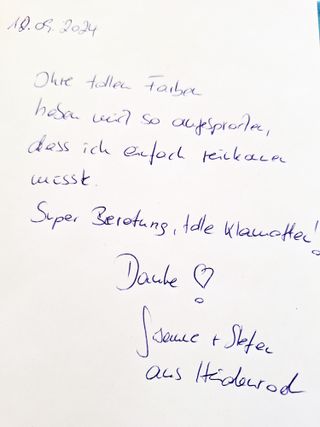 Feedback zur Boutique und Modegeschäft all your things in Oldenburg - schöner Laden, schöne Damenbekleidung, tolle Farben
