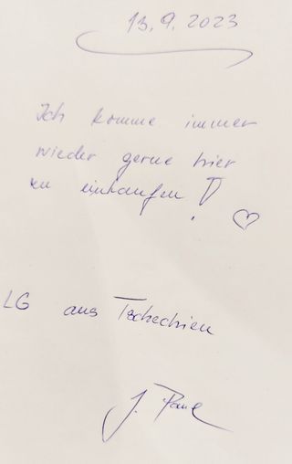 Feedback zur Boutique und Modegeschäft all your things in Oldenburg - schöner Laden, schöne Damenbekleidung, tolle Farben