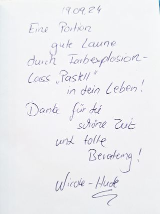 Feedback zur Boutique und Modegeschäft all your things in Oldenburg - schöner Laden, schöne Damenbekleidung, tolle Farben